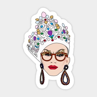 Sasha Velour Crown Sticker